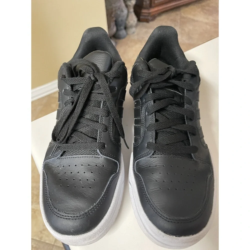 Adidas Entrap Core Black Mens 8.5 Low Top Sneakers Casual‎ Athletic Shoes Trendy
